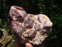 Natural Red Hematoid Quartz Clusters  x 2 From Karoi, Zimbabwe - TopRock