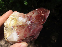 Natural Red Hematoid Quartz Clusters  x 2 From Karoi, Zimbabwe - TopRock