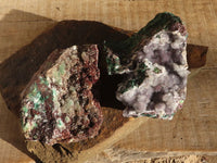 Natural Rare Ball Malachite On Drusy Quartz & Dolomite Matrix  x 2 From Kambove, Congo - Toprock Gemstones and Minerals 