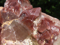 Natural Red Hematoid Quartz Clusters  x 2 From Karoi, Zimbabwe - TopRock