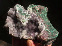 Natural Rare Ball Malachite On Drusy Quartz & Dolomite Matrix  x 2 From Kambove, Congo - Toprock Gemstones and Minerals 