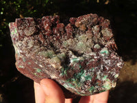 Natural Rare Ball Malachite On Drusy Quartz & Dolomite Matrix  x 2 From Kambove, Congo - Toprock Gemstones and Minerals 