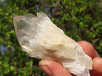 Natural Cascading Smokey Quartz Clusters x 6 From Luena, Congo