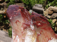 Natural Red Hematoid Quartz Clusters  x 2 From Karoi, Zimbabwe - TopRock