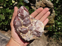 Natural Red Hematoid Quartz Clusters  x 2 From Karoi, Zimbabwe - TopRock