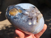 Polished Stunning Pair Of Agate Standing Free Forms x 2 From Madagascar