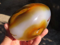 Polished Stunning Pair Of Agate Standing Free Forms x 2 From Madagascar