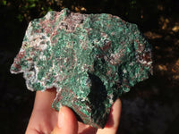 Natural Rare Ball Malachite On Drusy Quartz & Dolomite Matrix  x 2 From Kambove, Congo - Toprock Gemstones and Minerals 