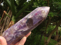 Polished Purple Lepidolite Mica Points  x 3 From Madagascar - TopRock