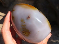 Polished Stunning Pair Of Agate Standing Free Forms x 2 From Madagascar