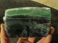 Polished Watermelon Fluorite Standing Slabs  x 3 From Uis, Namibia - TopRock