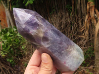 Polished Purple Lepidolite Mica Points  x 3 From Madagascar - TopRock