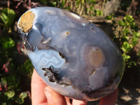 Polished Stunning Pair Of Agate Standing Free Forms x 2 From Madagascar