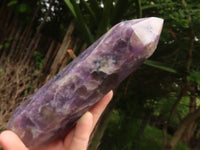 Polished Purple Lepidolite Mica Points  x 3 From Madagascar - TopRock