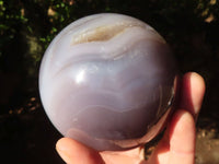 Polished Lovely Pair Of Agate Spheres  x 2 From Madagascar - Toprock Gemstones and Minerals 