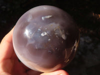 Polished Lovely Pair Of Agate Spheres  x 2 From Madagascar - Toprock Gemstones and Minerals 