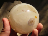 Polished Lovely Pair Of Agate Spheres  x 2 From Madagascar - Toprock Gemstones and Minerals 