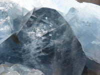 Polished Blue Celestite Egg Geodes  x 2 From Sakoany, Madagascar