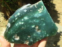 Polished Emerald Mtorolite / Chrome Chrysoprase Plates  x 2 From Zimbabwe - TopRock