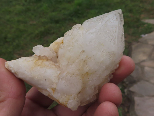 Natural Candle Quartz Clusters  x 6 From Madagascar - TopRock