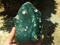 Polished Emerald Mtorolite / Chrome Chrysoprase Plates  x 2 From Zimbabwe - TopRock