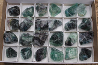 Natural Cobbed & Stone Sealed Watermelon Fluorite Pieces x 24 From Uis, Namibia - TopRock