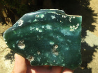 Polished Emerald Mtorolite / Chrome Chrysoprase Plates  x 2 From Zimbabwe - TopRock