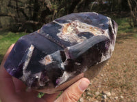 Polished Large Double Terminated Smokey Window Amethyst Crystal  x 1 From Ankazobe, Madagascar - TopRock