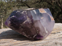 Polished Large Double Terminated Smokey Window Amethyst Crystal  x 1 From Ankazobe, Madagascar - TopRock