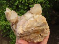 Natural Cascading White Phantom Smokey Quartz Clusters  x 3 From Luena, Congo - Toprock Gemstones and Minerals 