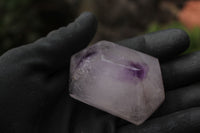 Polished Gorgeous Trio Of Window Amethyst Quartz Crystals  x 3 From Akansobe, Madagascar - TopRock