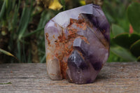 Polished Gorgeous Trio Of Window Amethyst Quartz Crystals  x 3 From Akansobe, Madagascar - TopRock