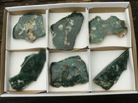 Polished Emerald Mtorolite / Chrome Chrysoprase Plates  x 6 From Mutorashanga, Zimbabwe - TopRock