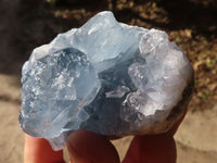 Natural Blue Celestite Crystal Specimens  x 6 From Sakoany, Madagascar