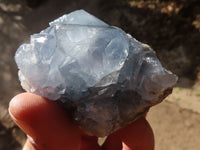 Natural Blue Celestite Crystal Specimens  x 6 From Sakoany, Madagascar