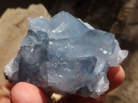 Natural Blue Celestite Crystal Specimens  x 6 From Sakoany, Madagascar