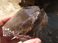 Natural Smokey Morion Quartz Crystals  x 2 From Melanje, Malawi - TopRock