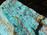 Natural Drusy Coated Chrysocolla Dolomite Specimen x 1 From Congo