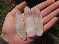 Natural Single Clear Quartz Crystals  x 46 From Madagascar - TopRock