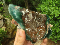 Polished Green Mtorolite / Chrome Chrysoprase Specimens  x 2 From Zimbabwe - Toprock Gemstones and Minerals 