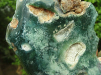 Polished Green Mtorolite / Chrome Chrysoprase Specimens  x 2 From Zimbabwe - Toprock Gemstones and Minerals 