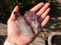 Natural Large Skeletal Amethyst Crystals  x 6 From Chiredzi, Zimbabwe