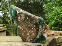 Polished Green Mtorolite / Chrome Chrysoprase Specimens  x 2 From Zimbabwe - Toprock Gemstones and Minerals 