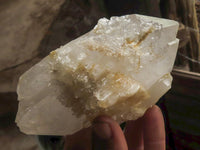 Natural Quartz Clusters With Large Clear Crystals  x 4 From Madagascar - TopRock