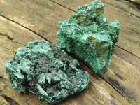 Natural Chatoyant Silky Malachite Specimens  x 12 From Kasompe, Congo - TopRock