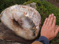 Polished Killer Huge Agate Geode Display Piece x 1 From Madagascar