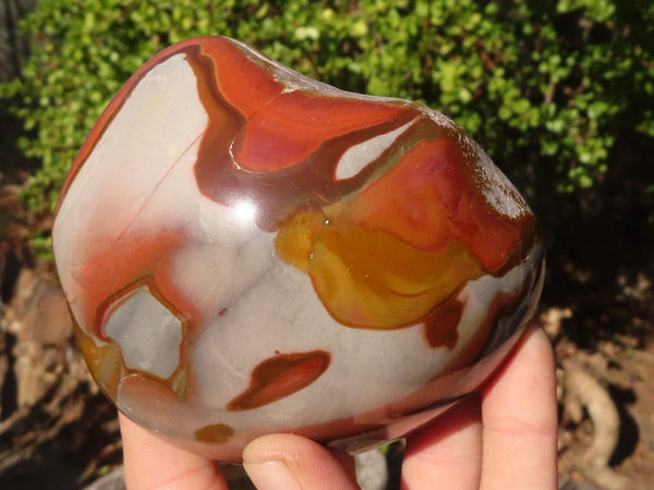 Polished Polychrome Jasper Domed Pieces  x 4 From Madagascar