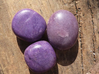 Polished Extra Large Purple Lepidolite Palm Stones  x 6 From Zimbabwe - Toprock Gemstones and Minerals 