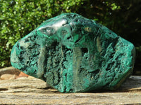 Polished Malachite Free Forms With Stunning Flower & Banding Patterns x 3 From Congo - TopRock