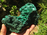 Natural Chatoyant Silky Malachite Specimen  x 1 From Congo - Toprock Gemstones and Minerals 